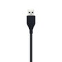 Aisens Hub USB 2.0 con 4 Puertos Tipo A Hembra, Negro, 30 cm